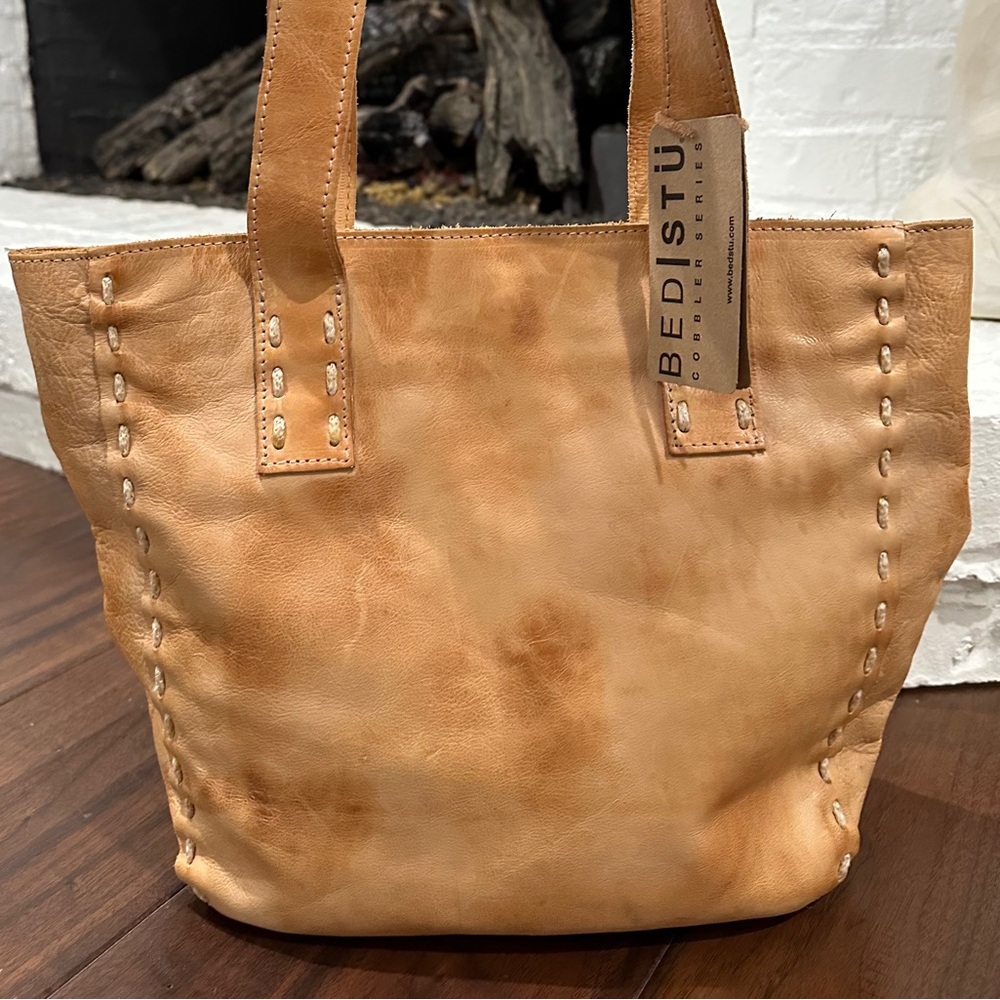 Bed Stu Stevie Tan Leather Shoulder Bag